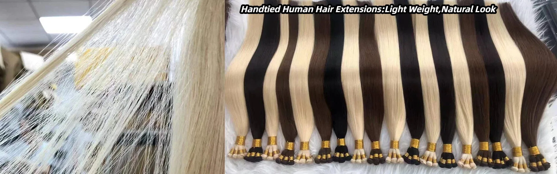Handgebonden extensies