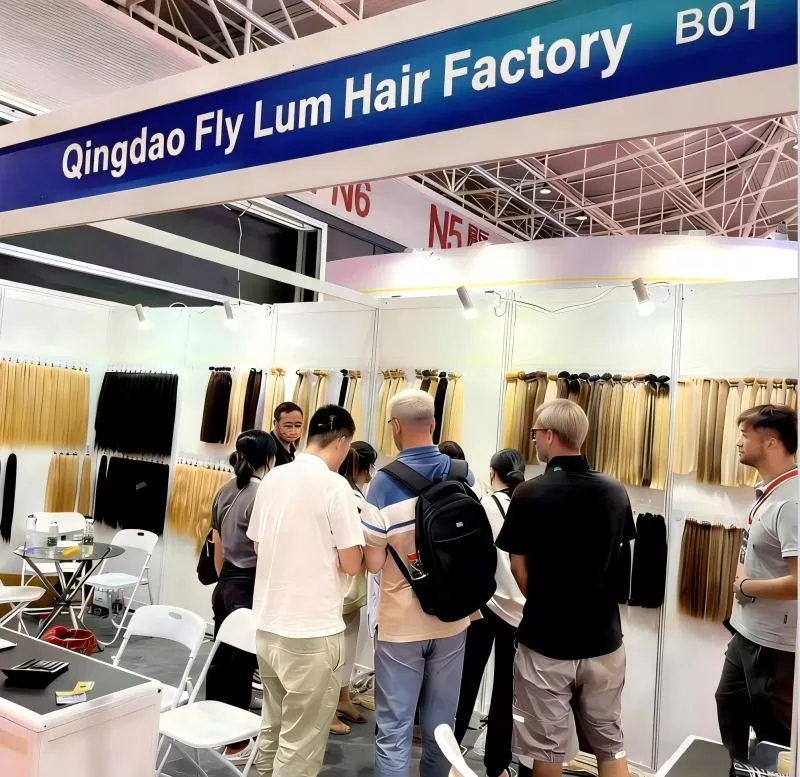 Lum Hair Factory toont premium haarextensies op de International Trade Expo