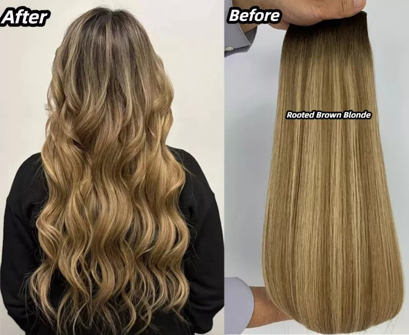 Hoe premium hairextensions voor- en na-impact creëren