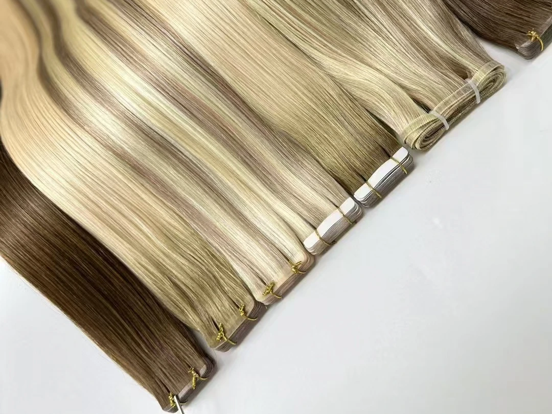 Bestelling voor premium tape hair extensions voltooid en verzonden naar Britse klant