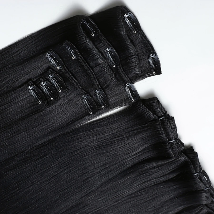 Clip-in haarextensions Remy echt haar