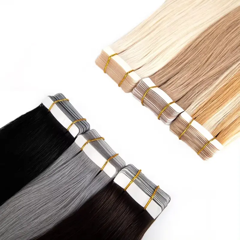 Tape-in ​​hairextensions voor dun haar